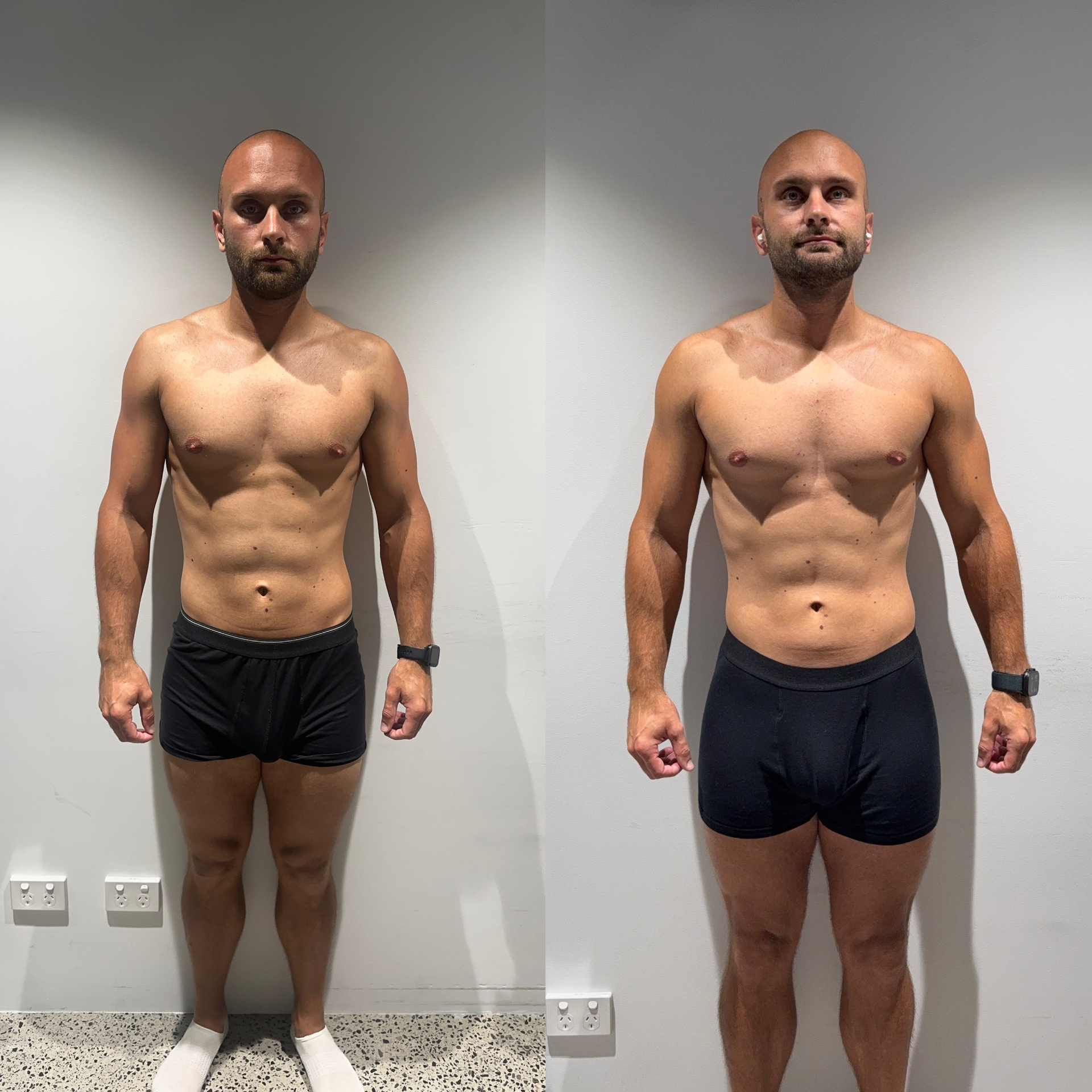 Client before and after transformation 2